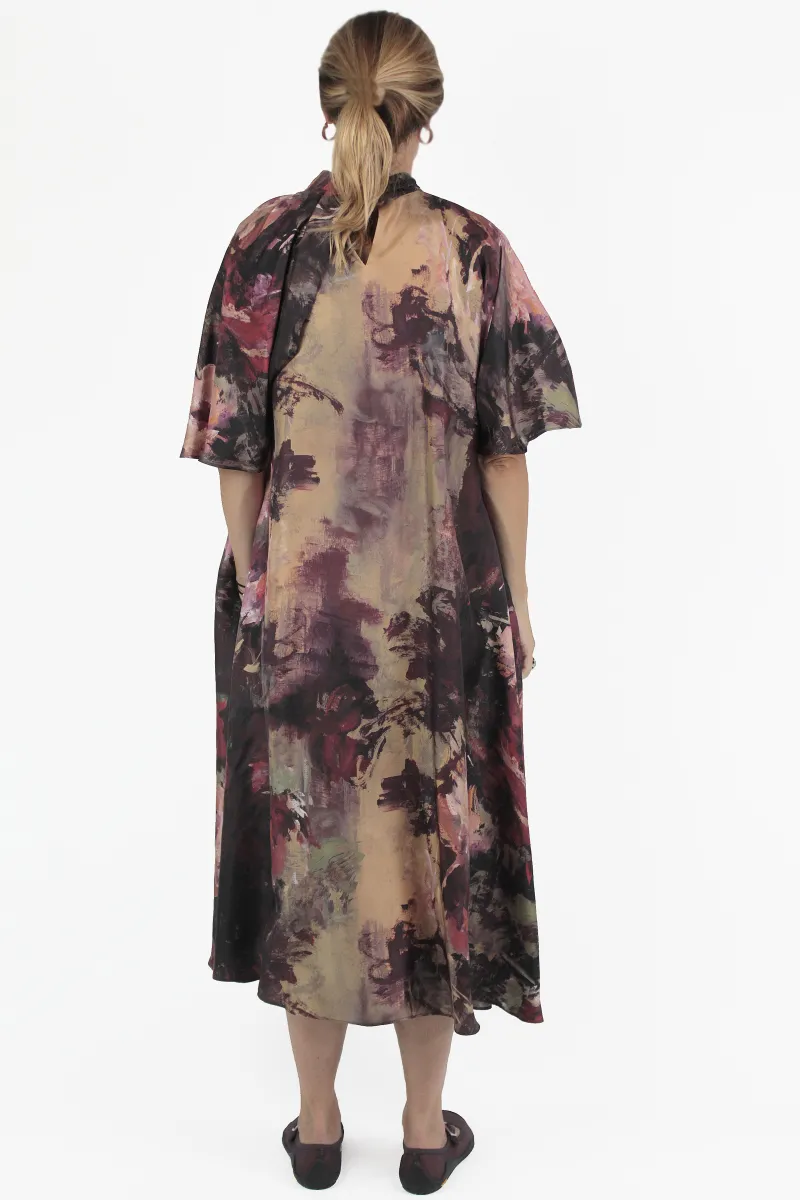 antonio marras ABITI Burgundy Midi Dress