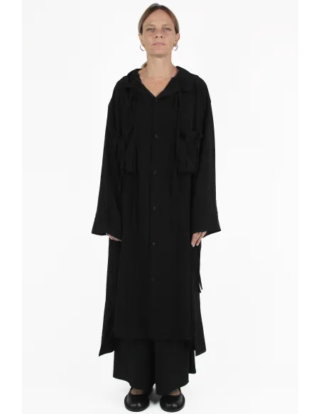 Yohji Yamamoto シャツ Gather Collar Dress