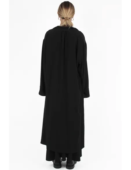 Yohji Yamamoto CAMICIE Gather Collar Dress
