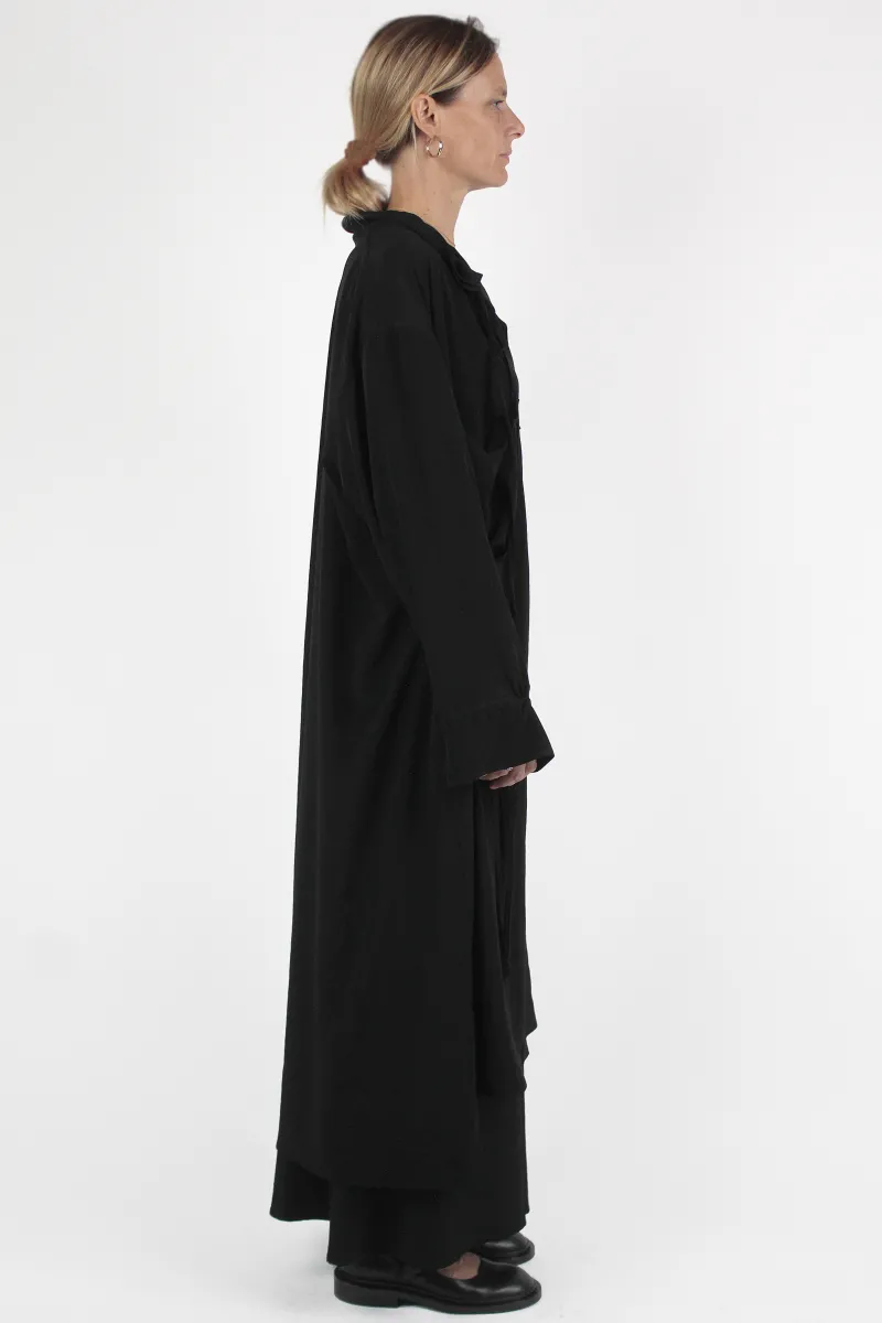 Yohji Yamamoto 衬衫 Gather Collar Dress