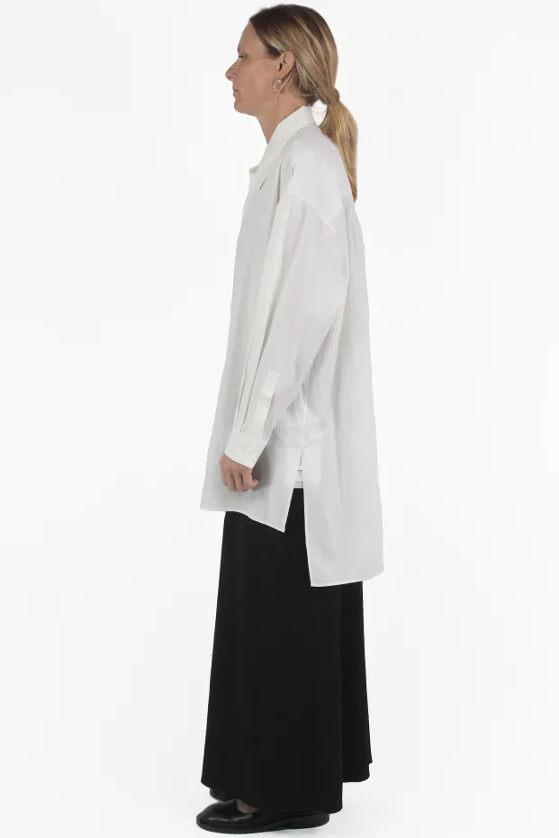 Yohji Yamamoto CAMICIE Umbalanced Big Blouse 2