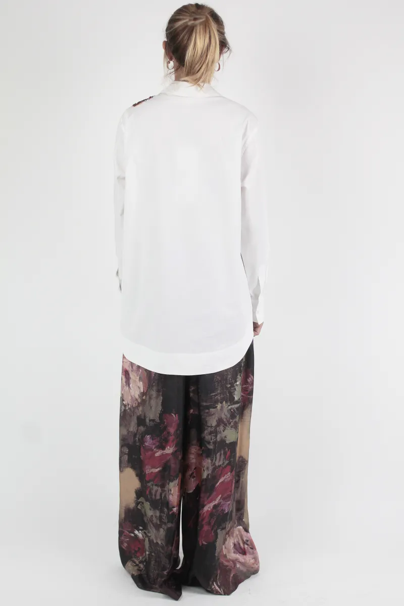 Antonio Marras CAMICIE Embroidery Rose Shirt