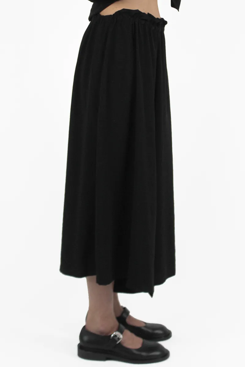 Yohji Yamamoto PANTALONS Slit Gather Pantskirt