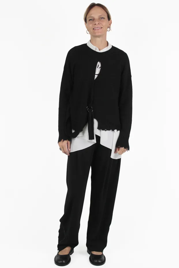 High PULLOVER Rolf Belt Sweater