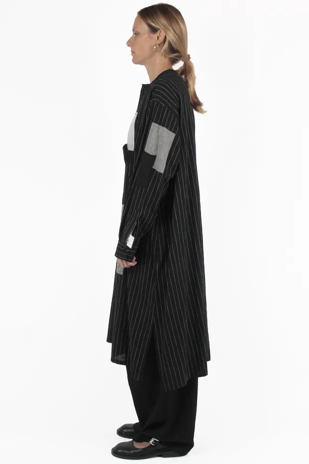 Yohji Yamamoto CAMICIE Piping Collar Dress 2