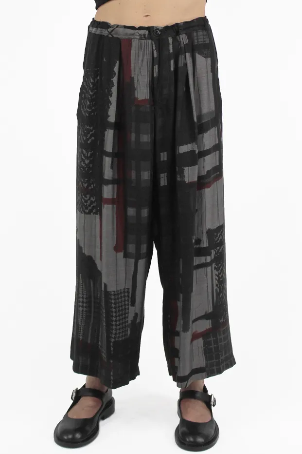 Yohji Yamamoto PANTALONI Tuck Wide Pants