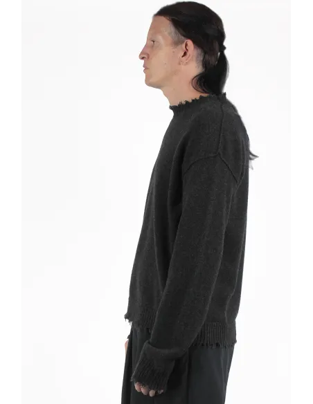 Uma Wang Strickwaren Round Knit Top