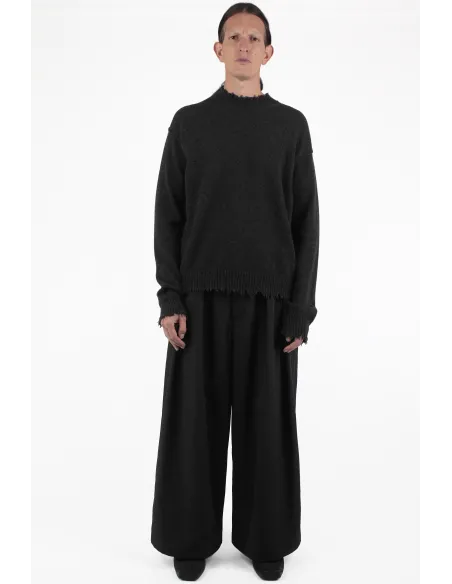 Uma Wang Strickwaren Round Knit Top