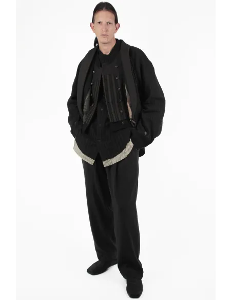 Ziggy Chen Vestes Cropped Shawl Jacket