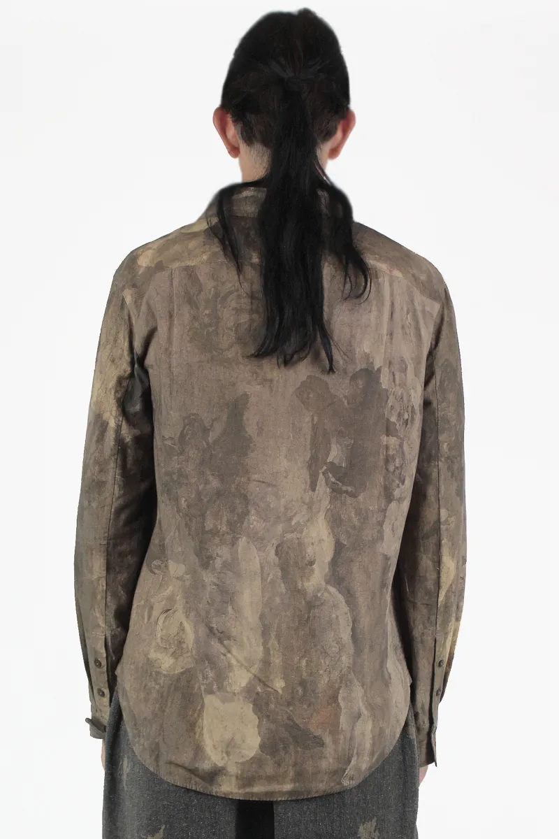 Ziggy Chen Camisas Digital Print Shirt