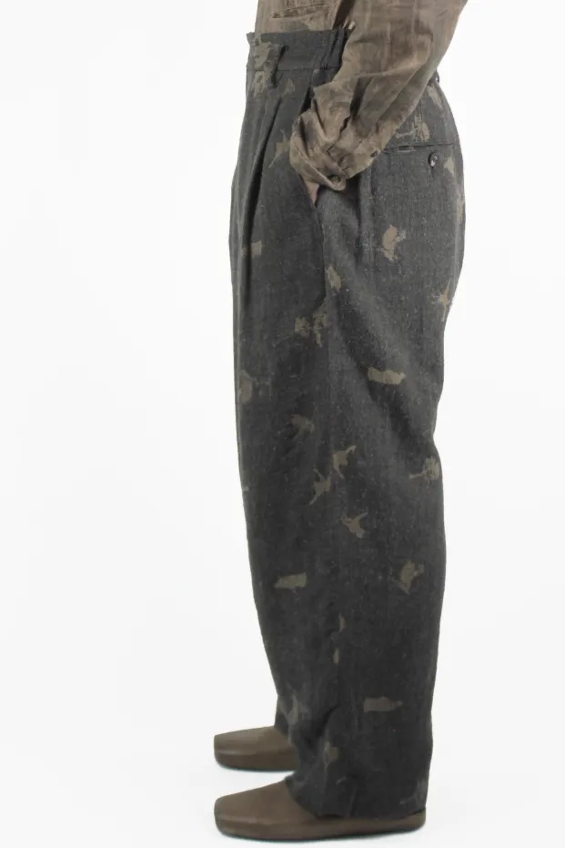 Ziggy Chen Pantaloni Jacquard Pleats Pants 2