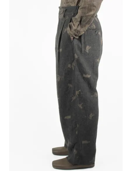 Ziggy Chen Hosen Jacquard Pleats Pants