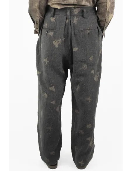 Ziggy Chen Hosen Jacquard Pleats Pants