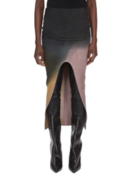Rick Owens ROCKE Ankle Long Skirt