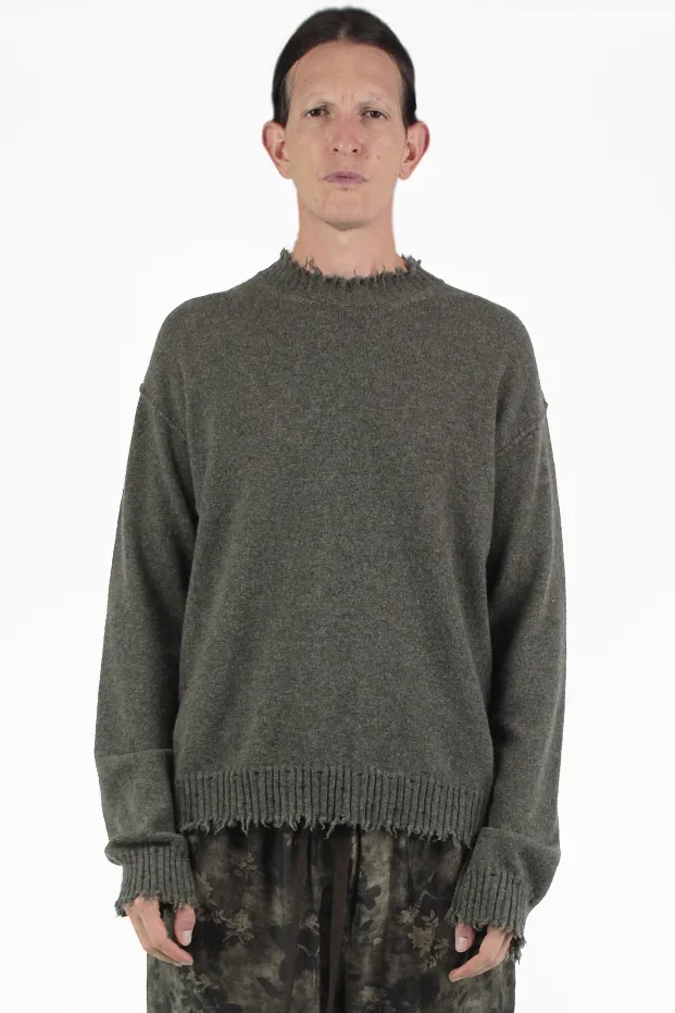 Uma Wang Strickwaren Round Neck Knitwear