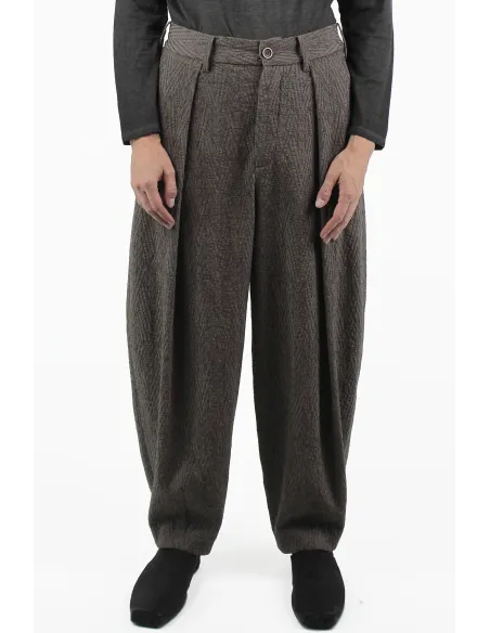 Uma Wang 바지 Pale Open Pants