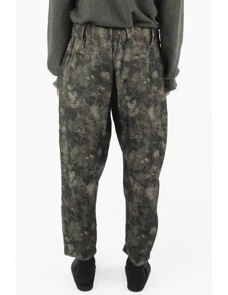 Uma Wang Pantaloni Laces Pigiama Pants