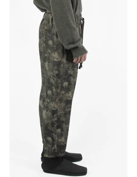 Uma Wang Pantaloni Laces Pigiama Pants