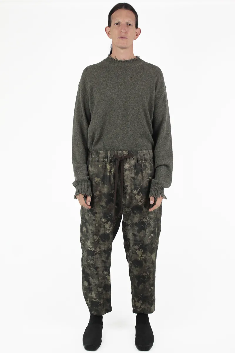 Uma Wang Pantaloni Laces Pigiama Pants