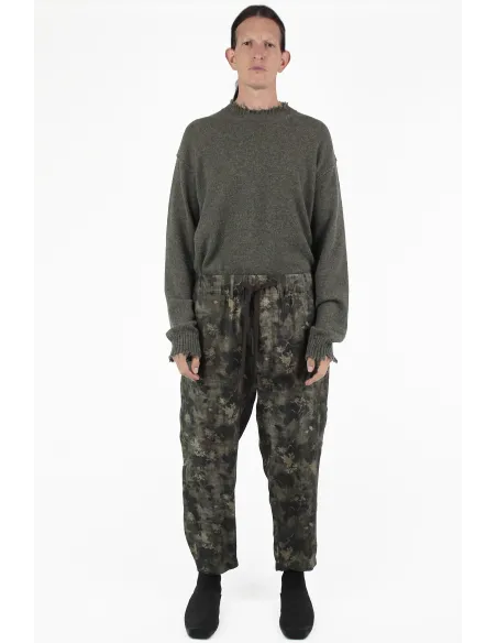 Uma Wang Pantaloni Laces Pigiama Pants