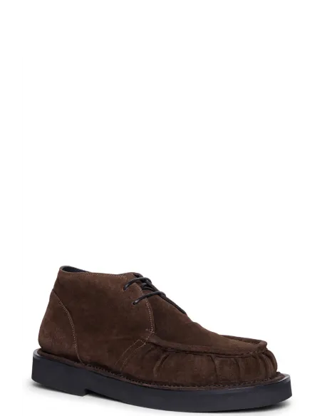 Mattia Capezzani Schnürschuhe Ebony Suede Shoes