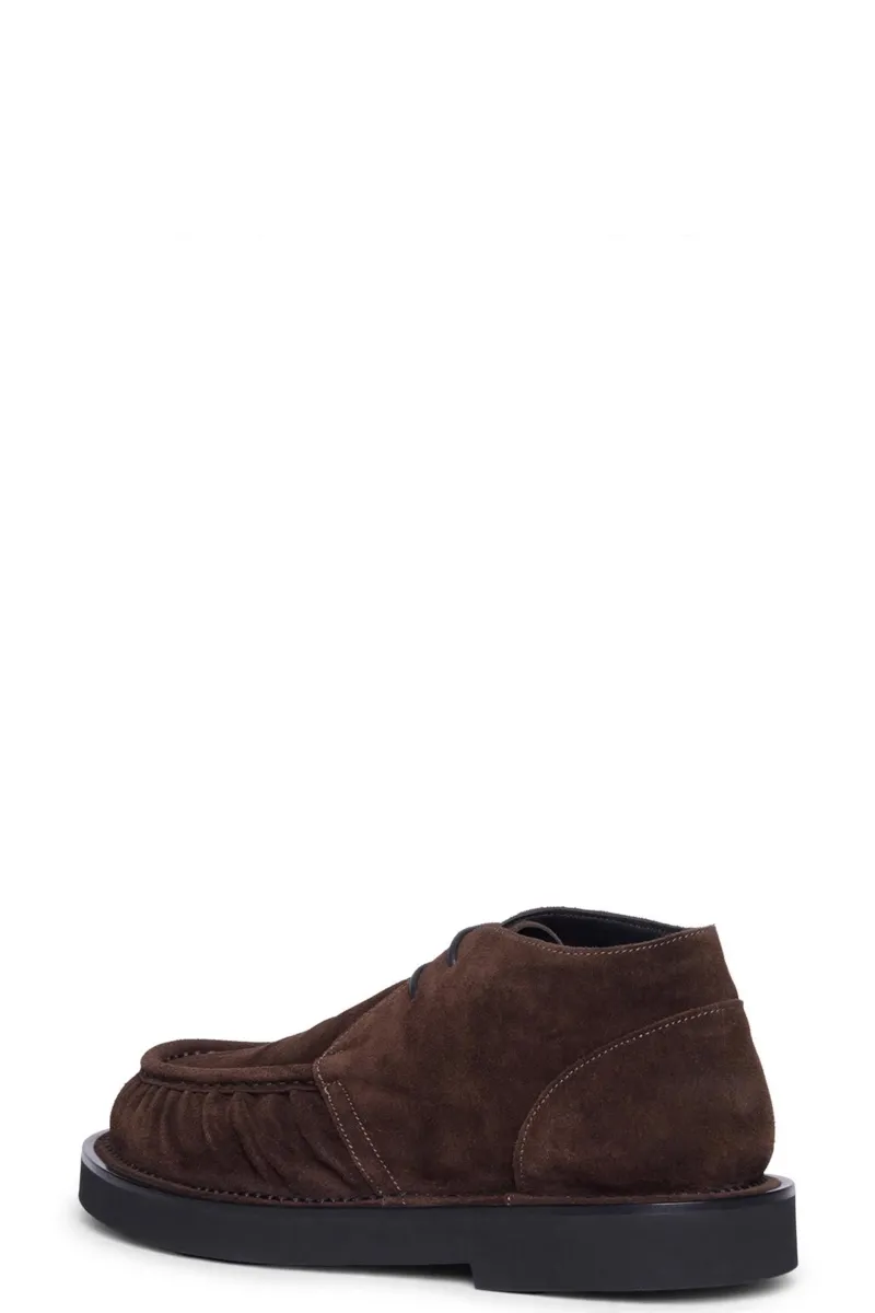 Mattia Capezzani 레이스업 슈즈 Ebony Suede Shoes