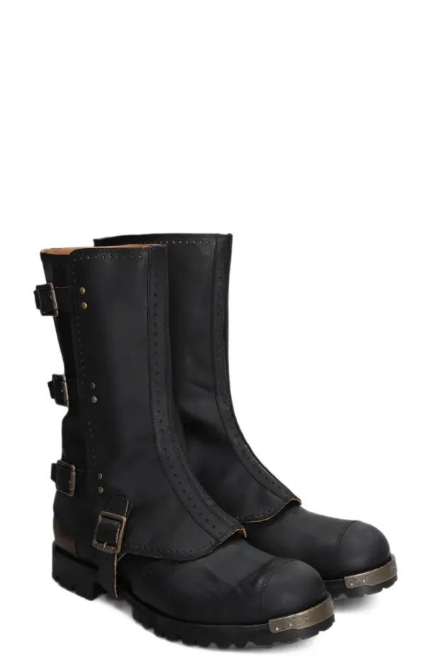 Ziggy Chen ブーツ Brass Buckle Boots 2