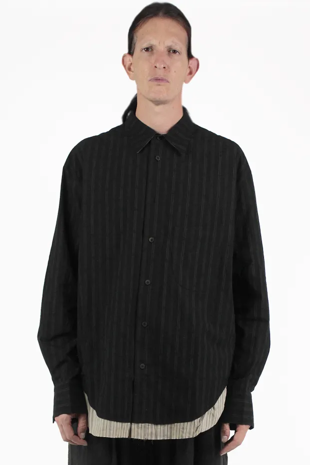 Ziggy Chen 셔츠 Striped Layered Shirt