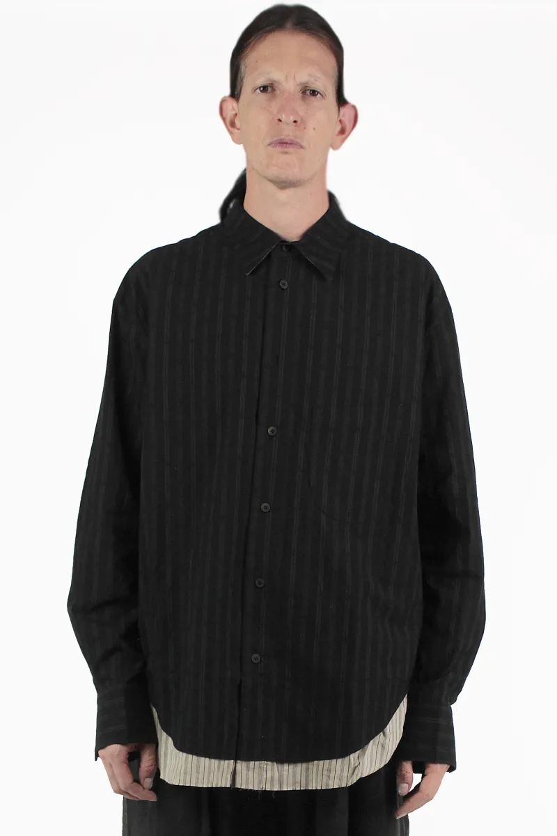 Ziggy Chen 셔츠 Striped Layered Shirt