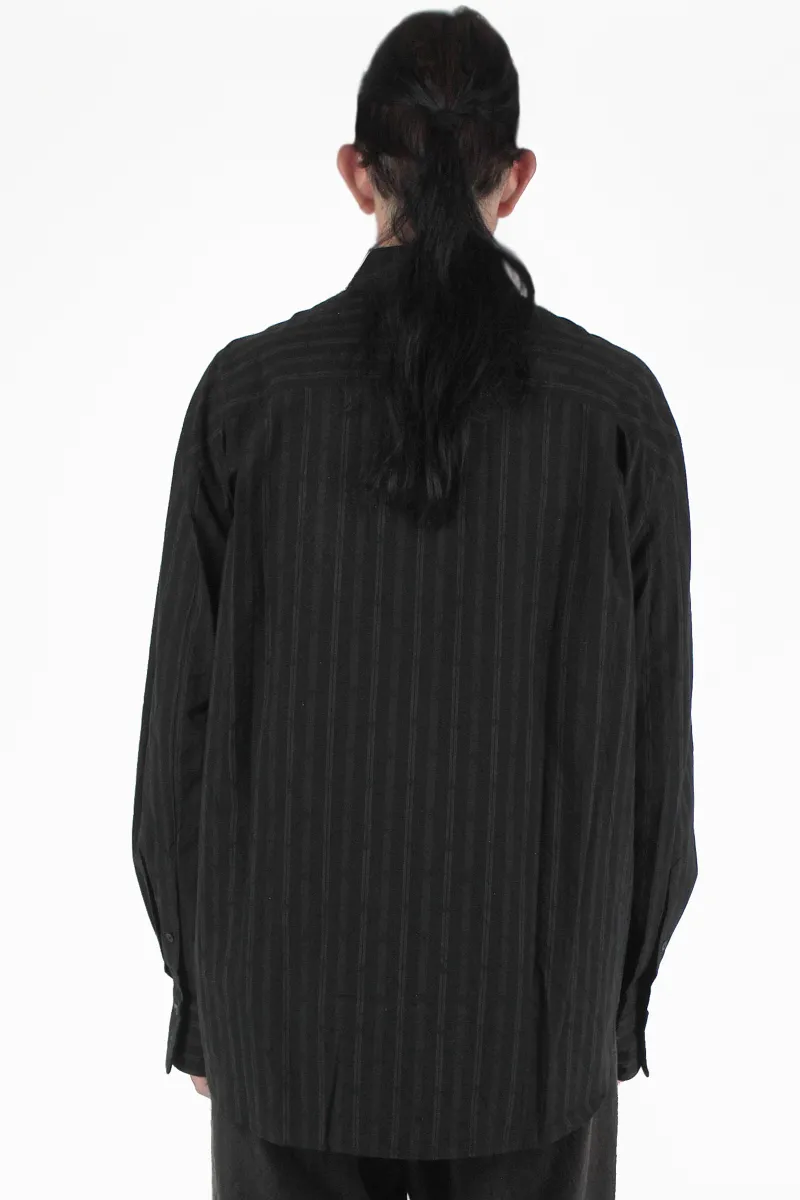 Ziggy Chen Camicie Striped Layered Shirt