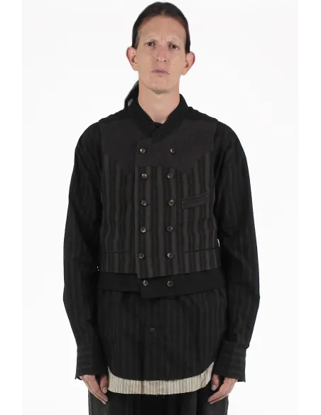 Ziggy Chen チョッキ Double Breasted Vest