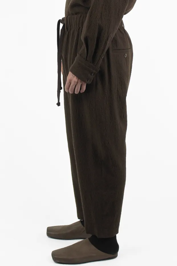 Uma Wang Pantalones Pj Olive Pants 2