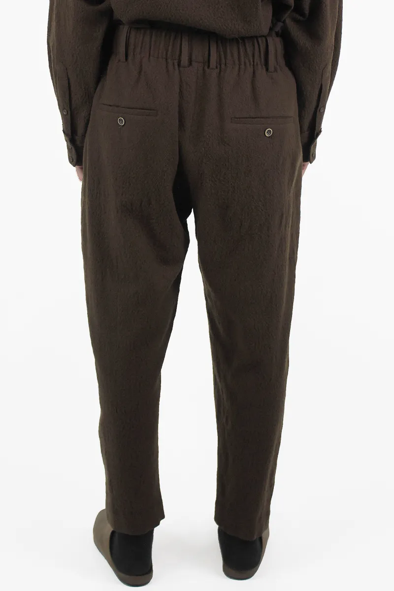 Uma Wang Pantalons Pj Olive Pants