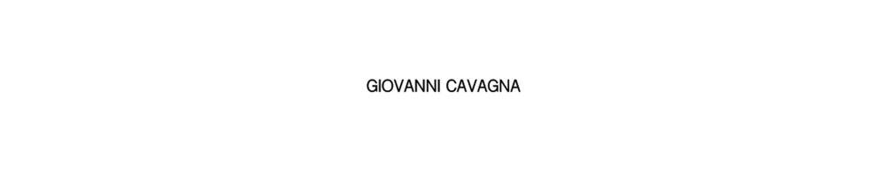 Giovanni Cavagna - Shop Online